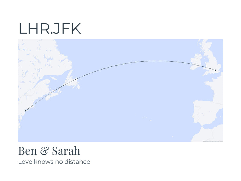 Bespoke Flight Path Print